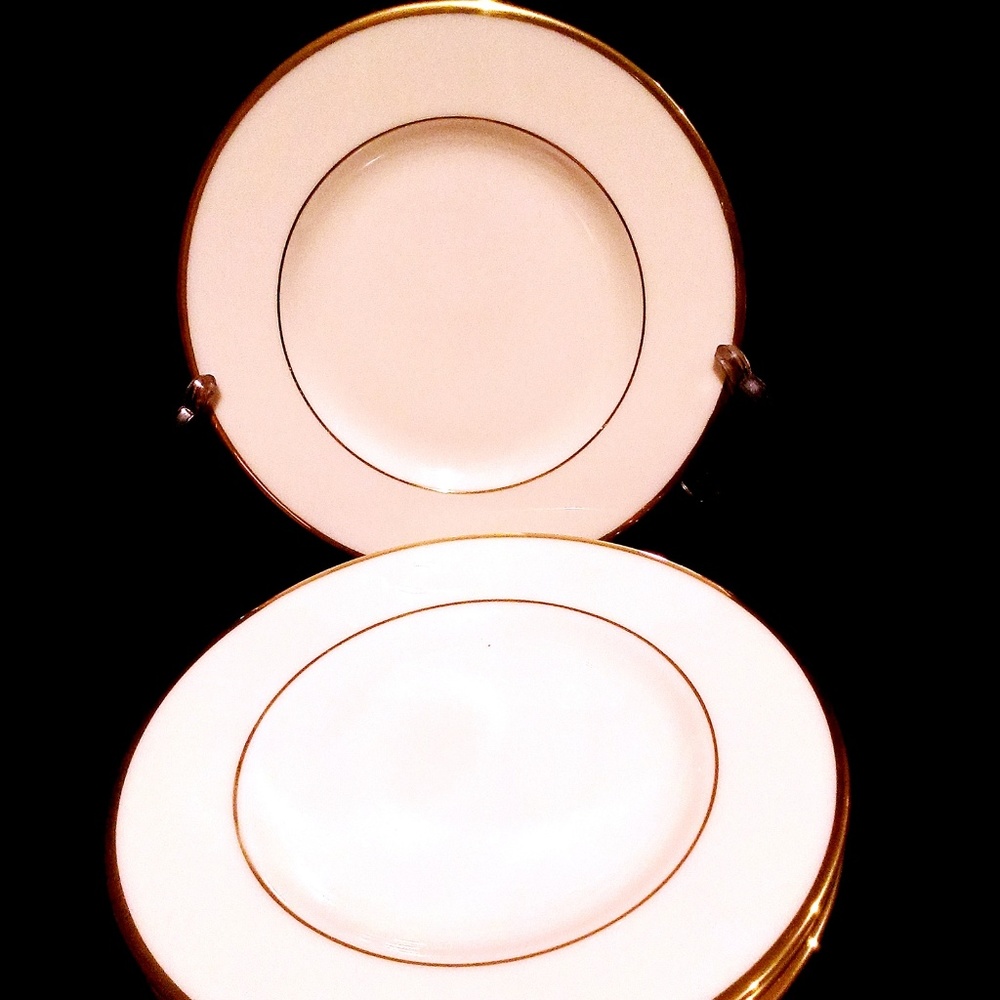 Lenox Presidential Collection Mansfield Bread Plates Set of 4 - Picture 5 of 6